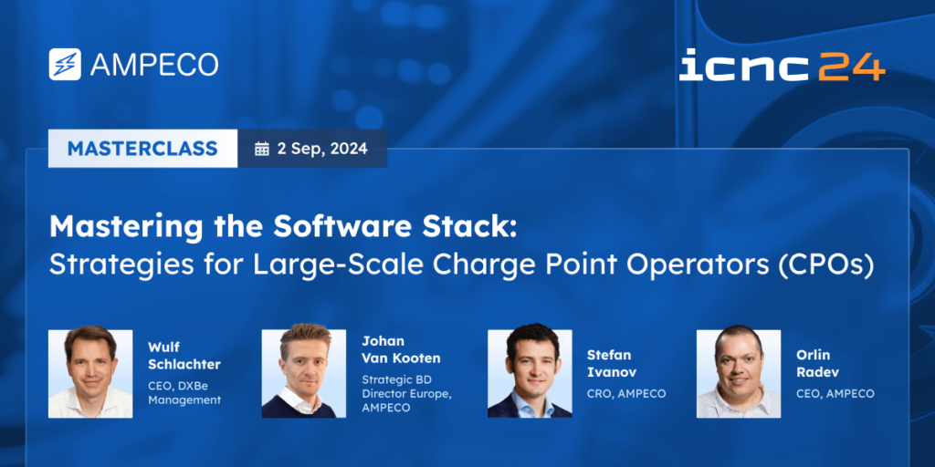 Meet AMPECO at ICNC24 - During the two-day Intercharge Network Conference 2024 (icnc24), key EV charging industry stakeholders, such as infrastructure and software solutions providers, charging equipment manufacturers, regulatory bodies, and community partners, unite to create a seamless and reliable eMobility ecosystem.